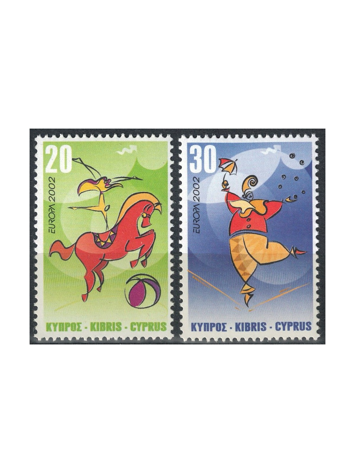 CIPRO 2002 Europa 2v MNH**