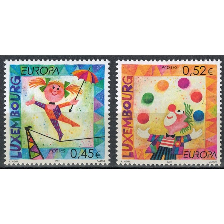 LUSSEMBURGO 2002 Europa 2v MNH**