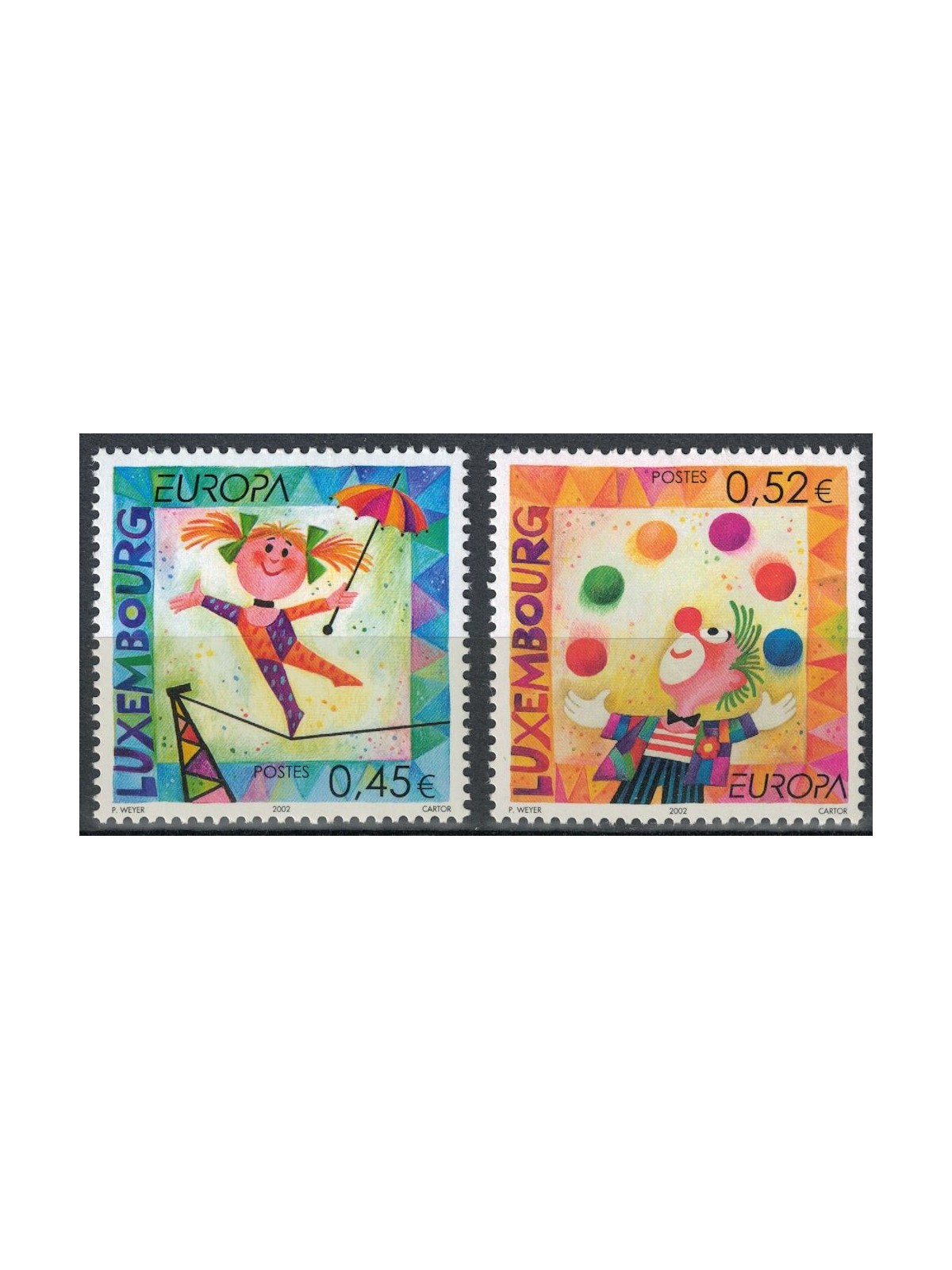 LUXEMBOURG 2002 Europe 2v MNH**