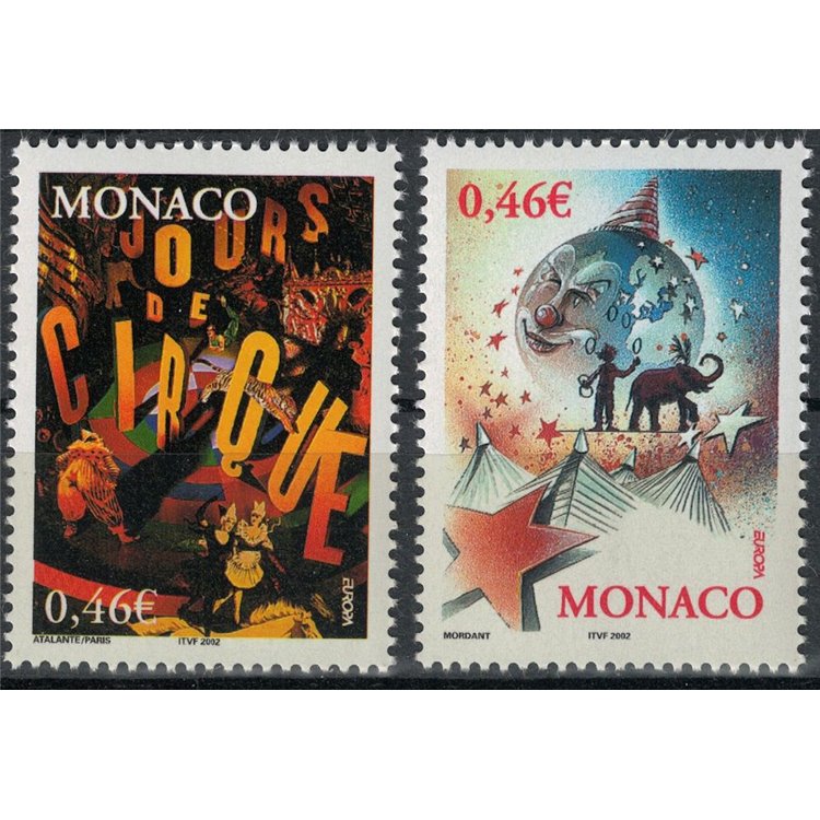 MONACO 2002 Europa 2v MNH**
