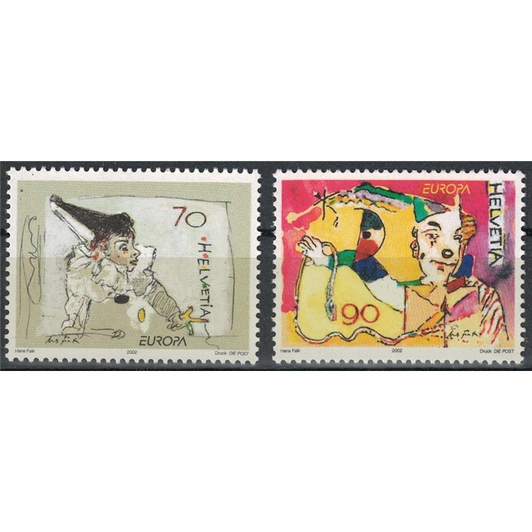 SWITZERLAND 2002 Europe 2v MNH**