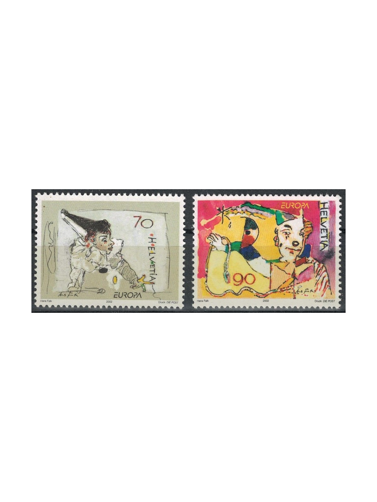 SWITZERLAND 2002 Europe 2v MNH**