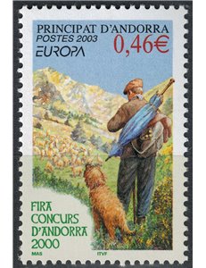 ANDORRA FRANCESE 2003 Europa MNH**