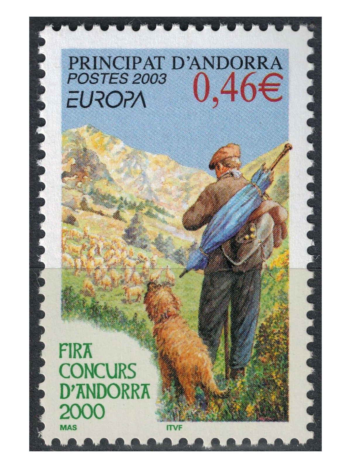 ANDORRA FRANCESE 2003 Europa MNH**