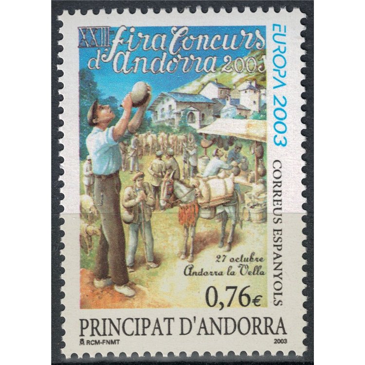 ANDORRA SPAGNOLA 2003 Europa MNH**