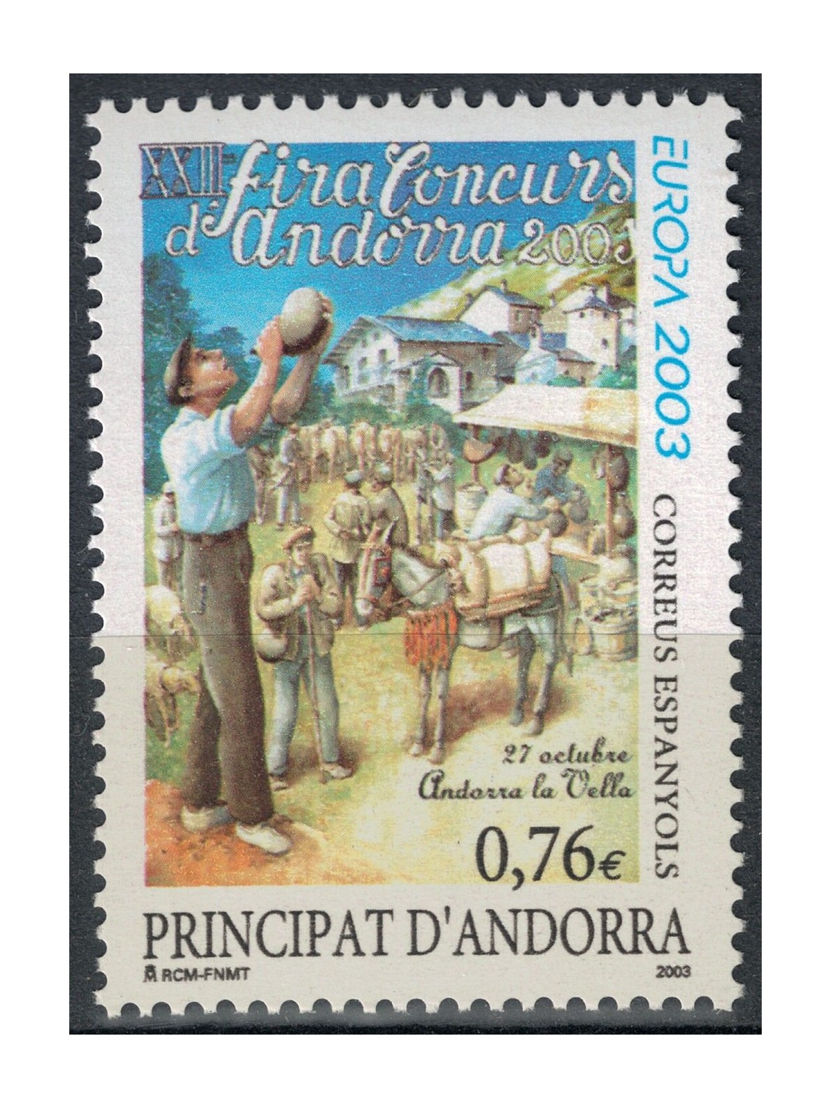 SPANISH ANDORRA 2003 Europe MNH**