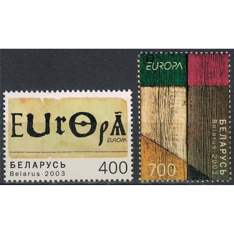 BIELORUSSIA 2003 Europa 2v MNH**