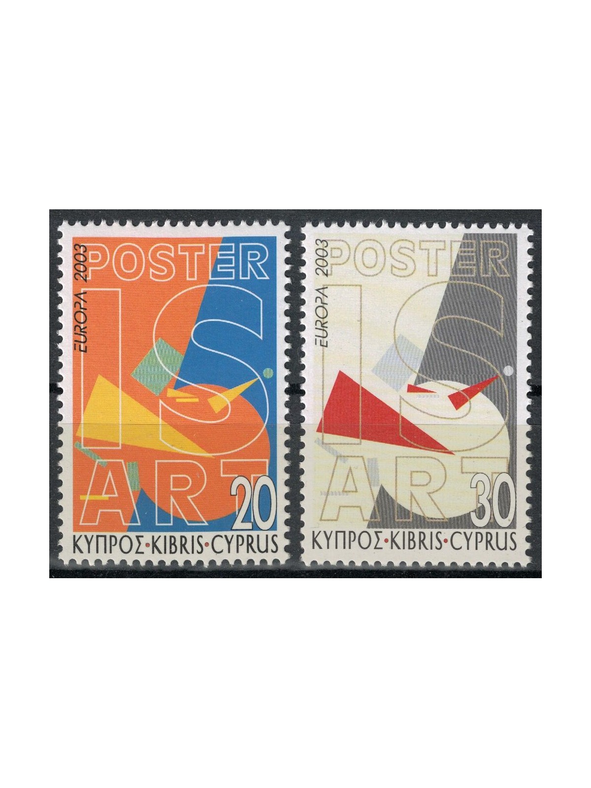 CIPRO 2003 Europa 2v MNH**