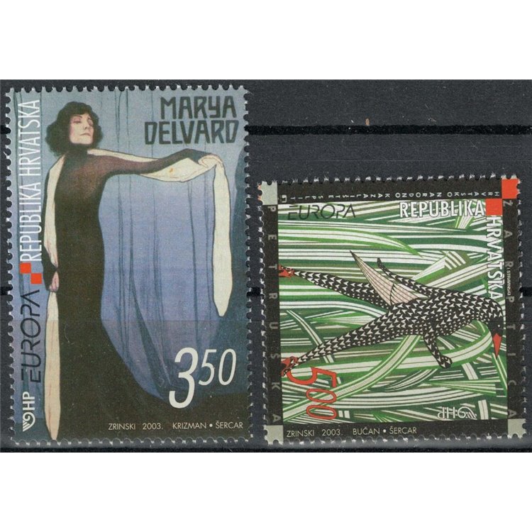 CROATIA 2003 Europe 2v MNH**