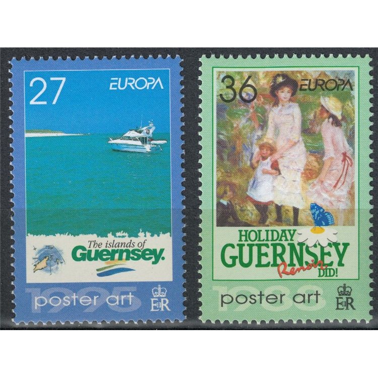 GUERNSEY 2003 Europe 2v MNH**