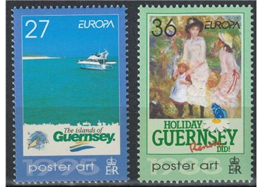 GUERNSEY 2003 Europe 2v MNH**