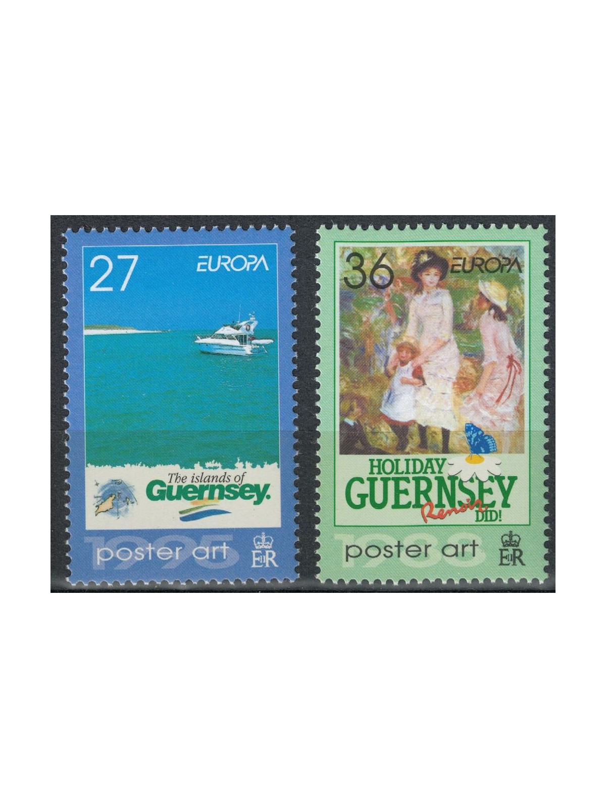 GUERNSEY 2003 Europe 2v MNH**