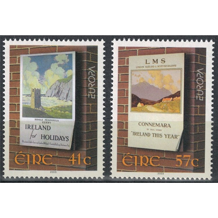 IRLANDA 2003 Europa 2v MNH**