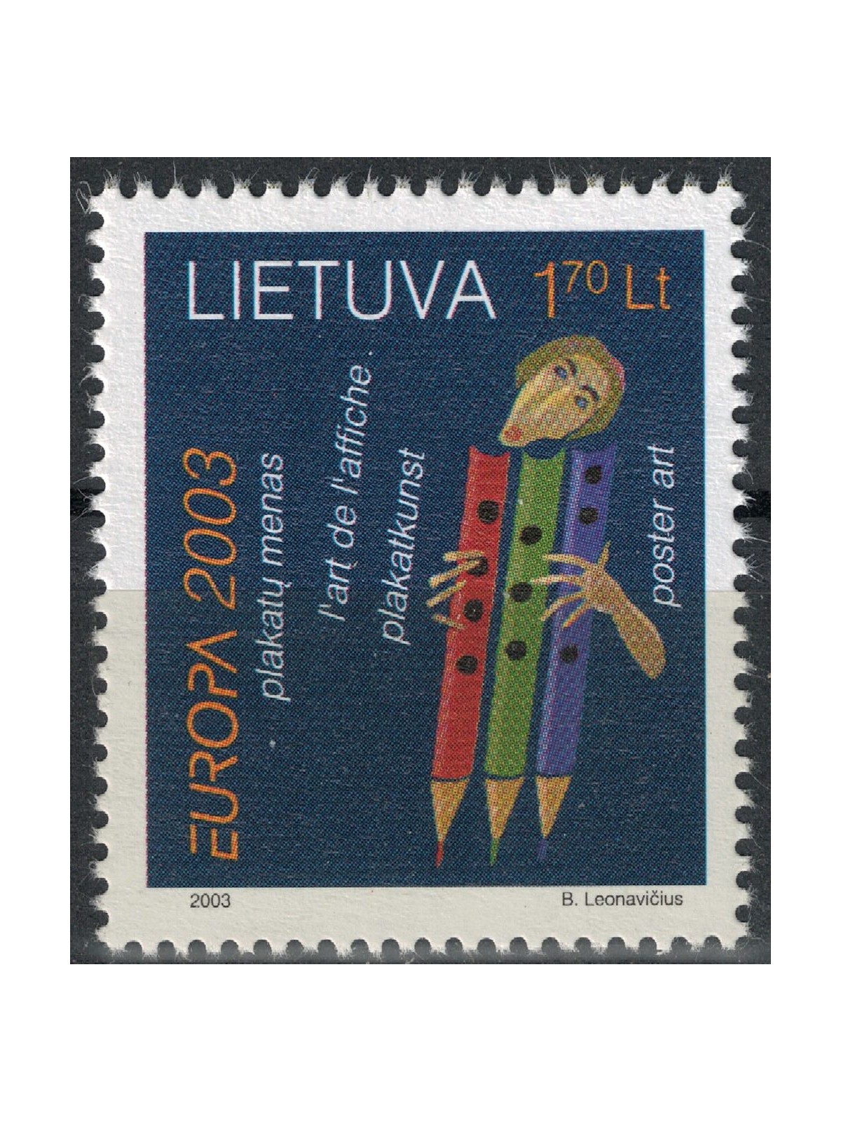 LITUANIA 2003 Europa MNH**