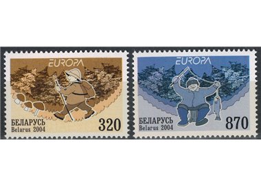 BIELORUSSIA 2004 Europa 2v MNH**