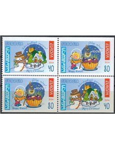 GEORGIA 2004 Europe (from booklet) 4v MNH**