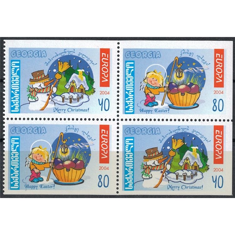 GEORGIA 2004 Europe (from booklet) 4v MNH**