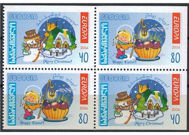 GEORGIA 2004 Europe (from booklet) 4v MNH**