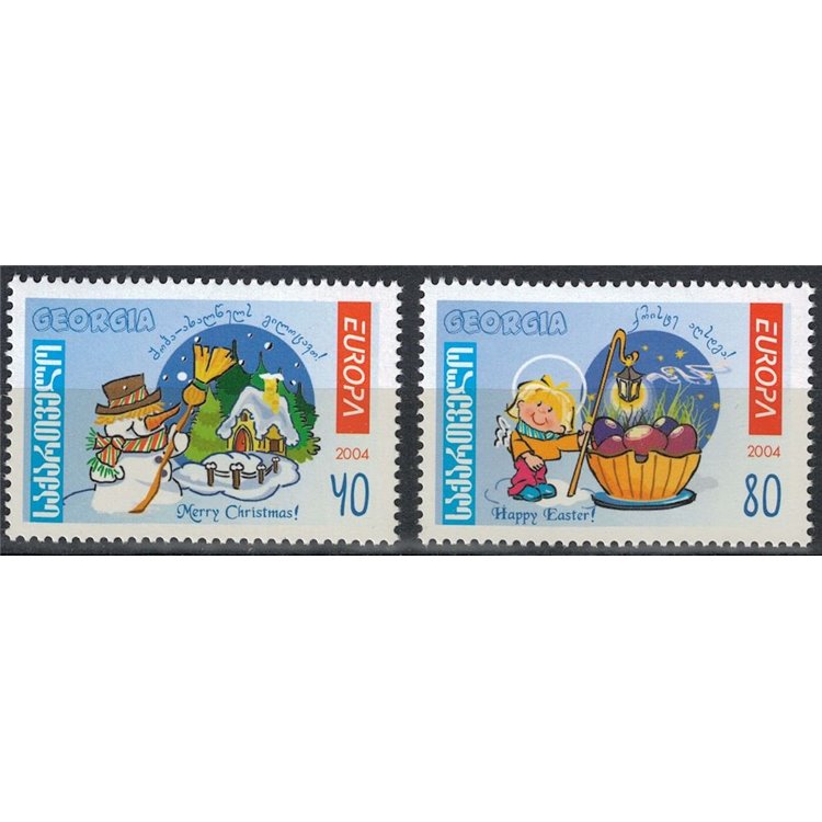 GEORGIA 2004 Europe 2v MNH**