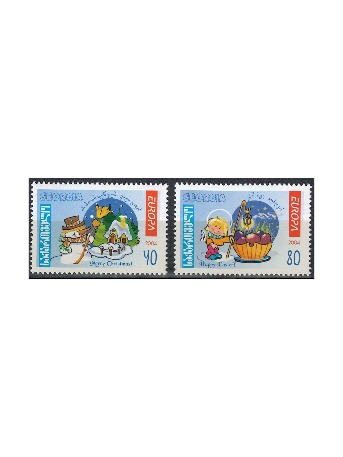GEORGIA 2004 Europe 2v MNH**
