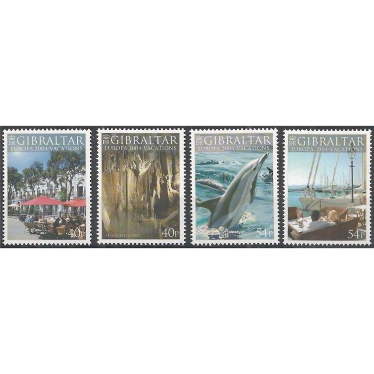 GIBRALTAR 2004 Europe 4v MNH**