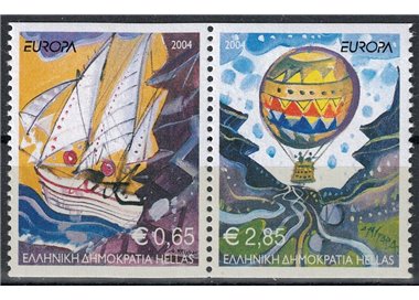 GREECE 2004 Europe (from booklet) 2v MNH**