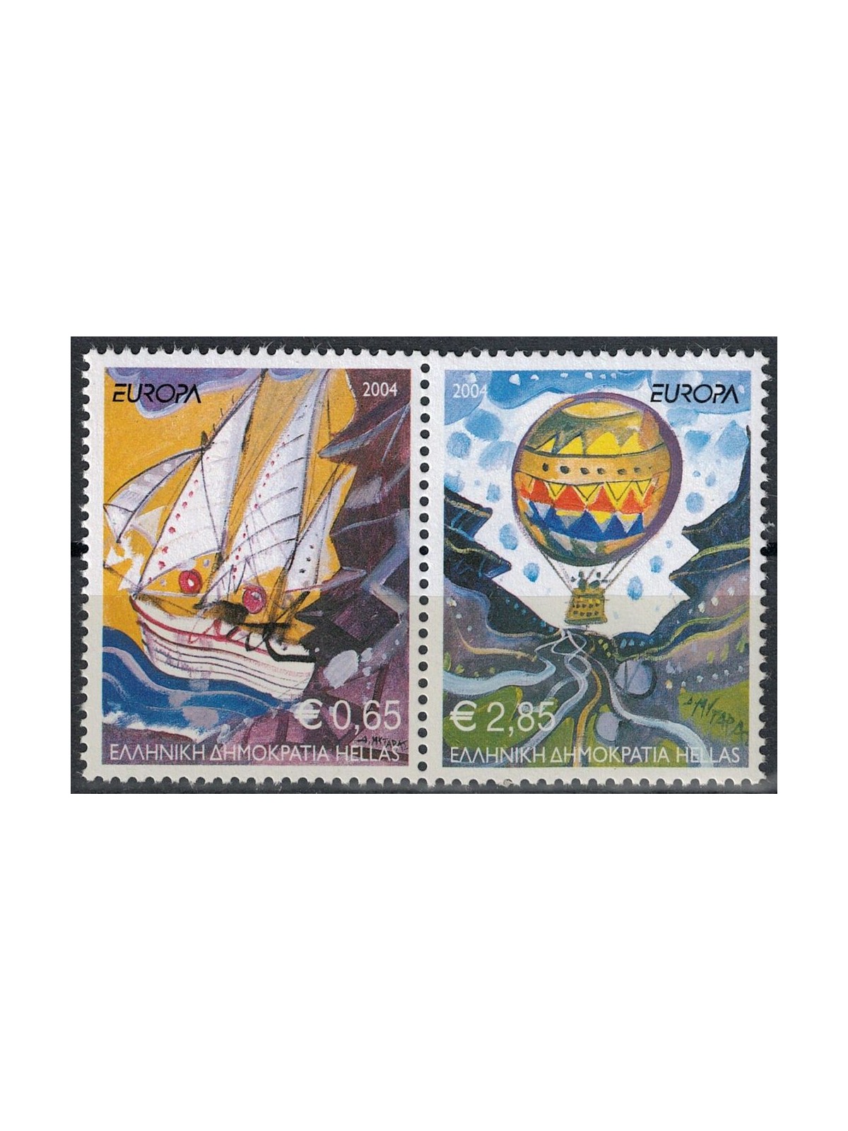 GRECIA 2004 Europa 2v MNH**