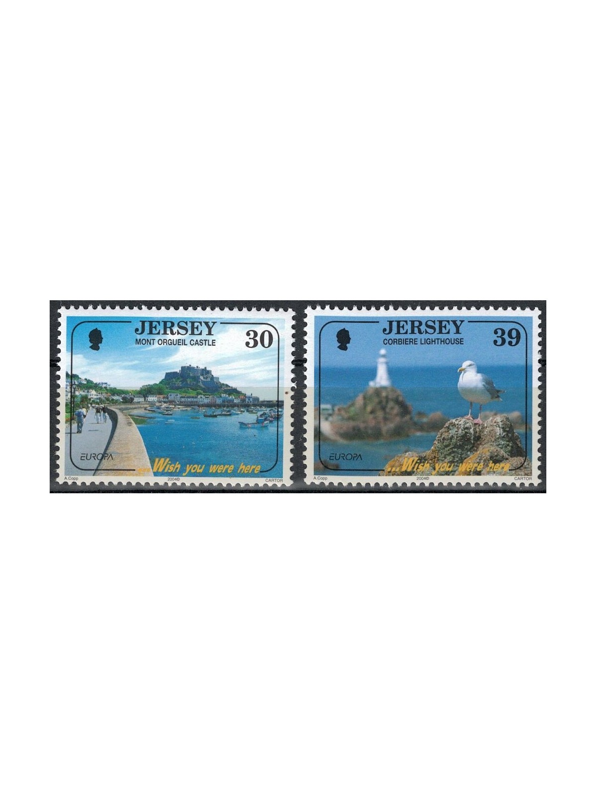 JERSEY 2004 Europe 2v MNH**