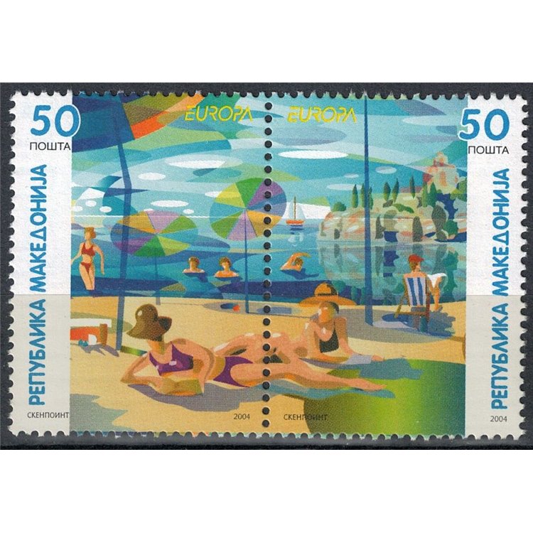MACEDONIA 2004 Europa 2v MNH**