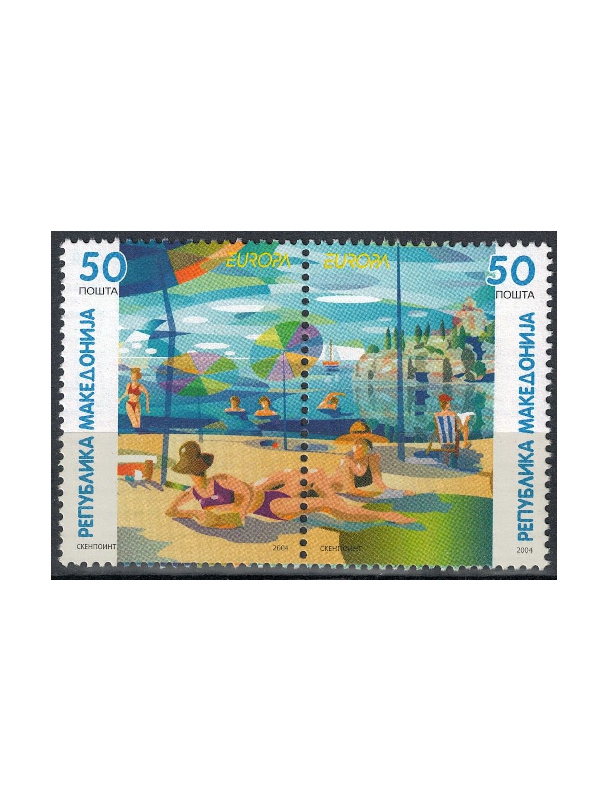 MACEDONIA 2004 Europe 2v MNH**