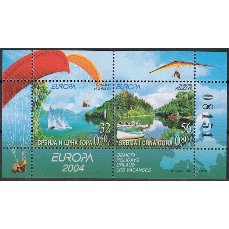 SERBIA 2004 Europa BF MNH**