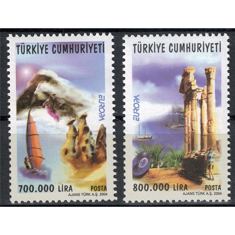 Türkiye 2004 Europe 2v MNH**