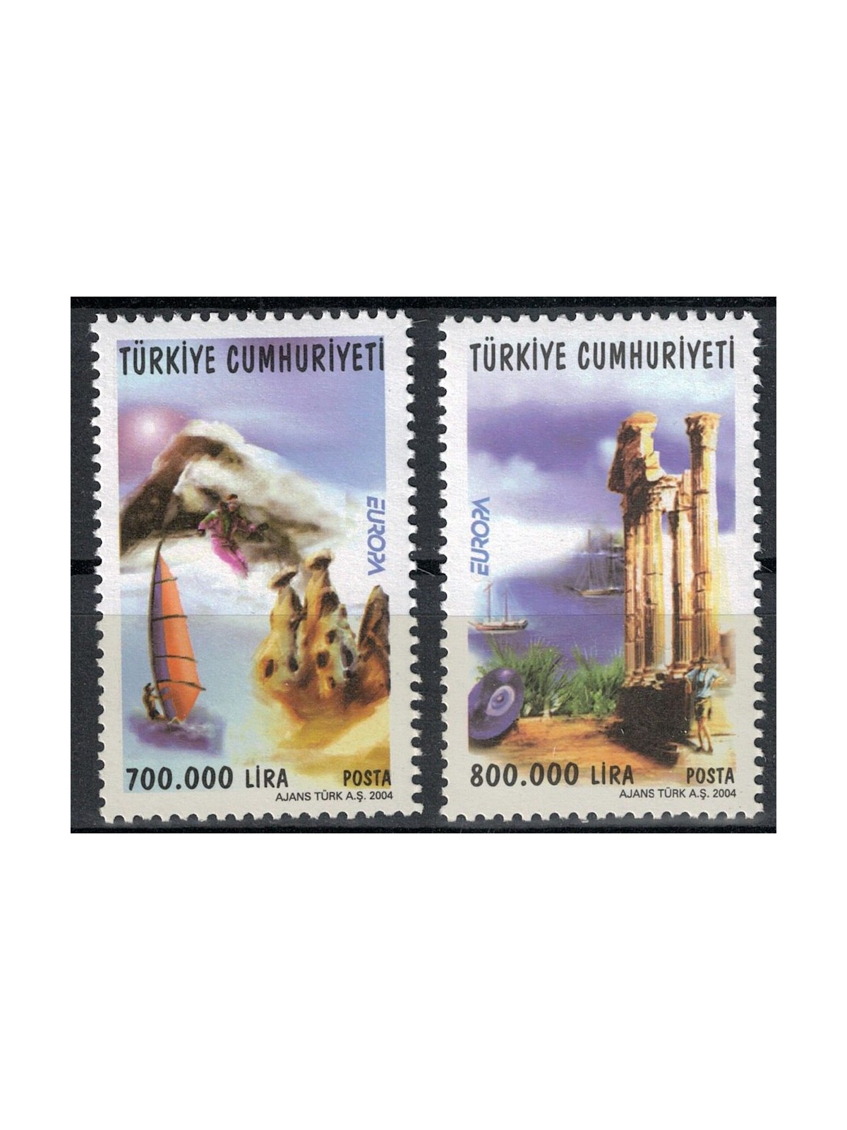 TURCHIA 2004 Europa 2v MNH**