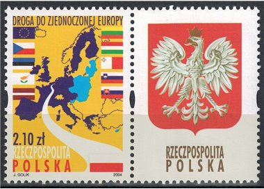 POLONIA 2004 Adesione all'Unione Europea MNH**