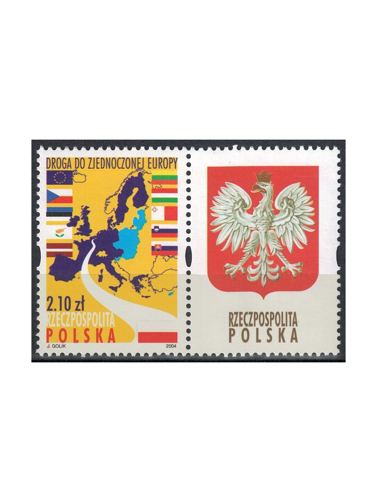 POLONIA 2004 Adesione all'Unione Europea MNH**