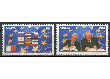 MALTA 2004 Adesione all'Unione Europea 2v MNH**