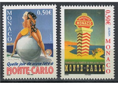 MONACO 2004 Europe 2v MNH**