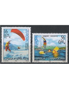SERBIA 2004 Europe 2v MNH**