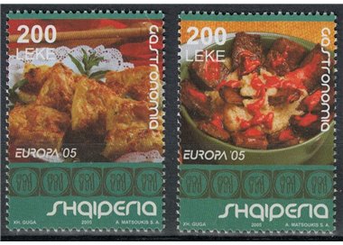 ALBANIA 2005 Europa 2v MNH**