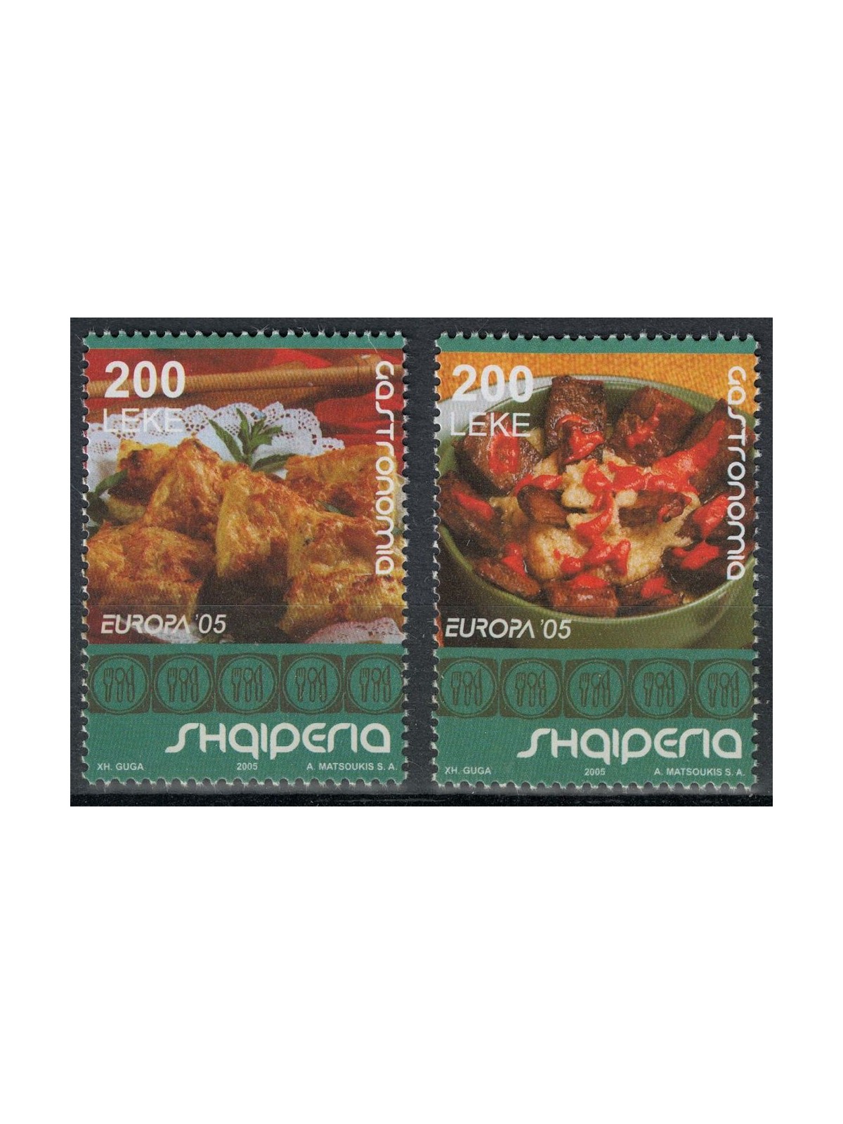 ALBANIA 2005 Europe 2v MNH**