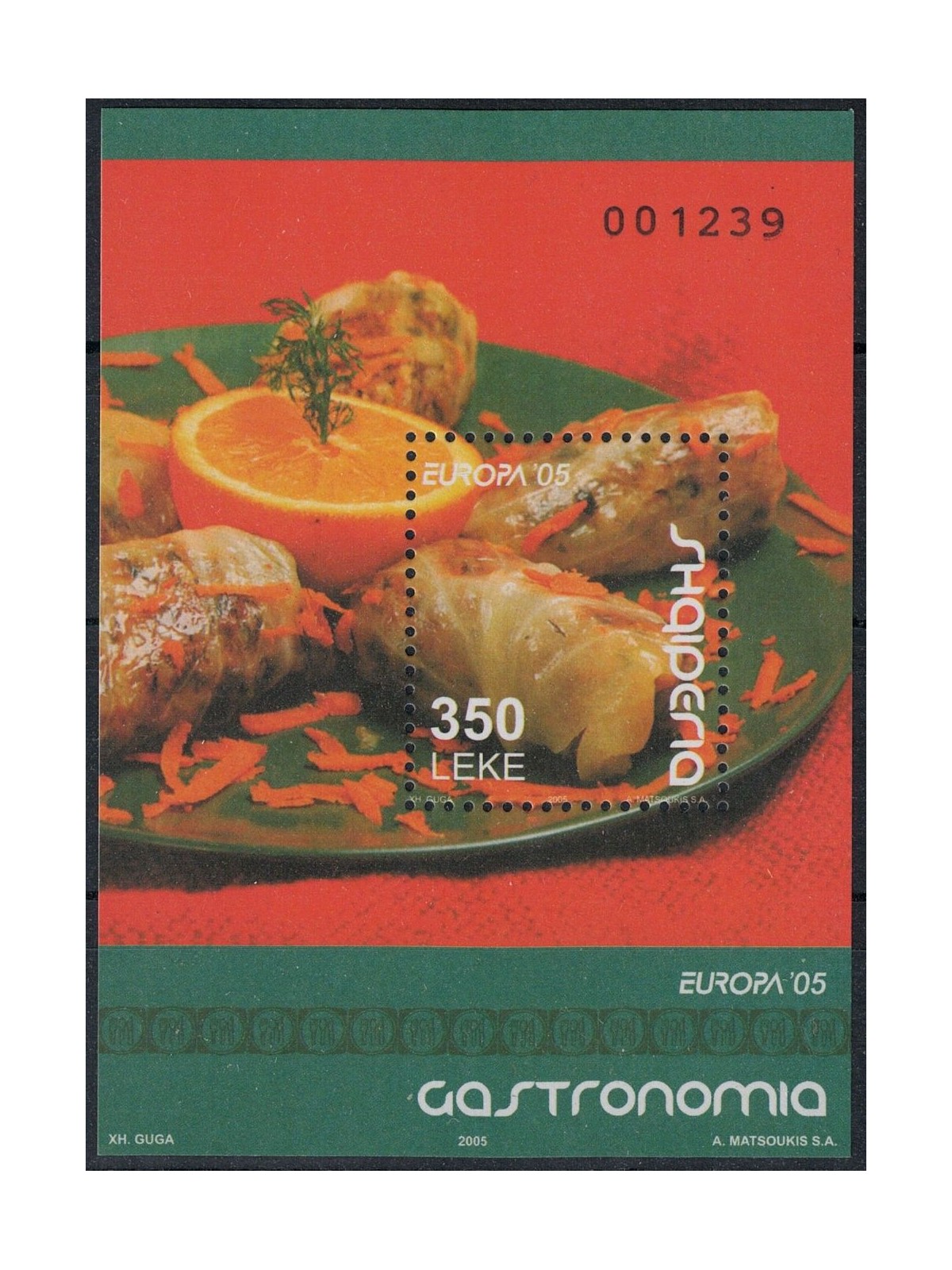 ALBANIA 2005 Europa BF MNH**