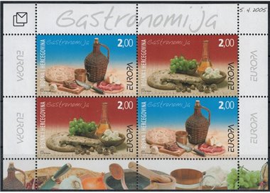 BOSNIA CROATA 2005 Europa BF MNH**