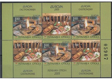 BOSNIA SERBA 2005 Europa (da LB) 6v MNH**