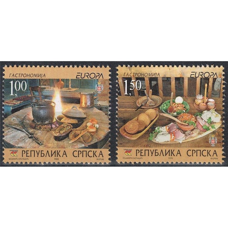 BOSNIA SERBA 2005 Europe 2v MNH**