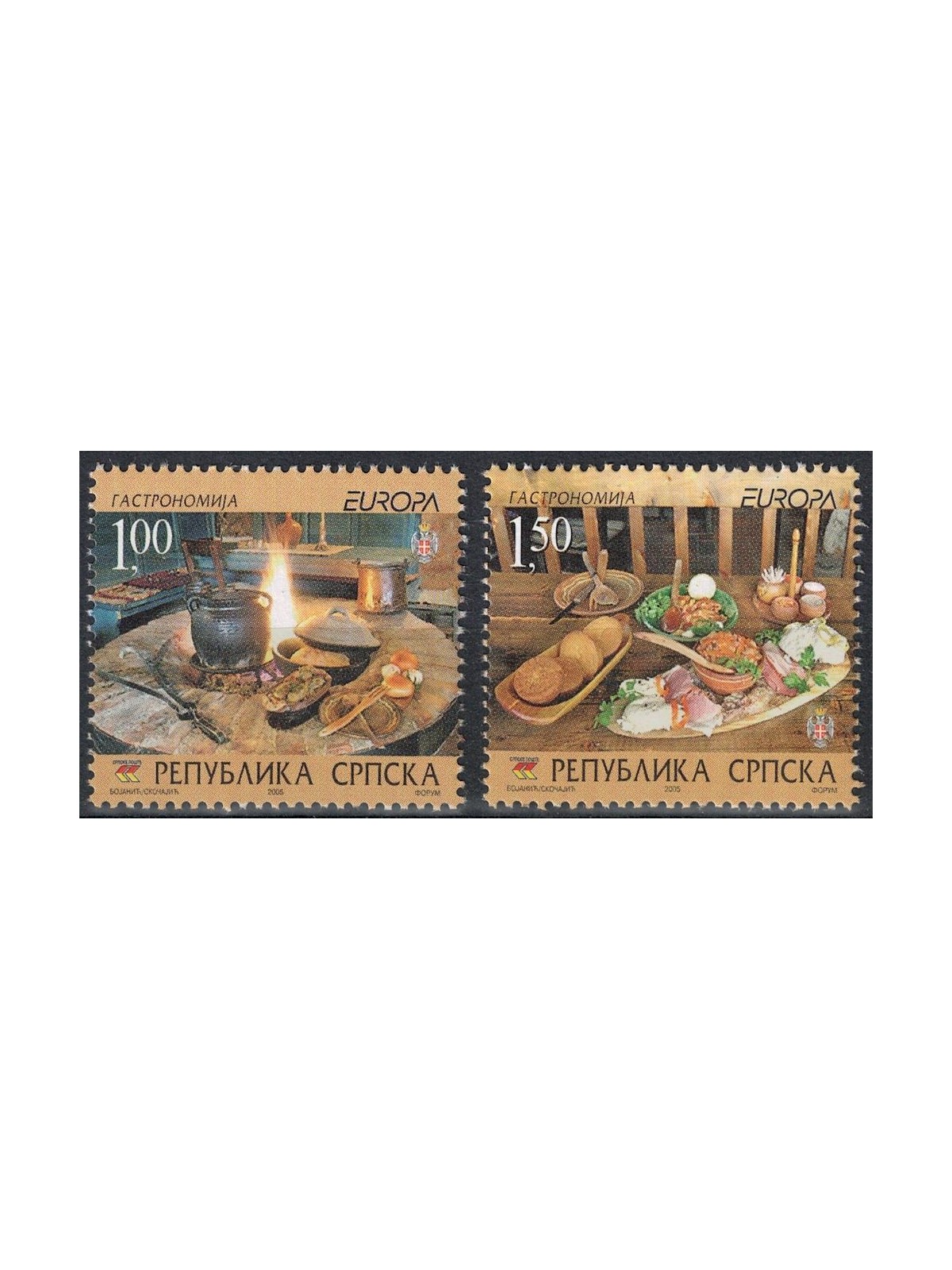 BOSNIA SERBA 2005 Europe 2v MNH**