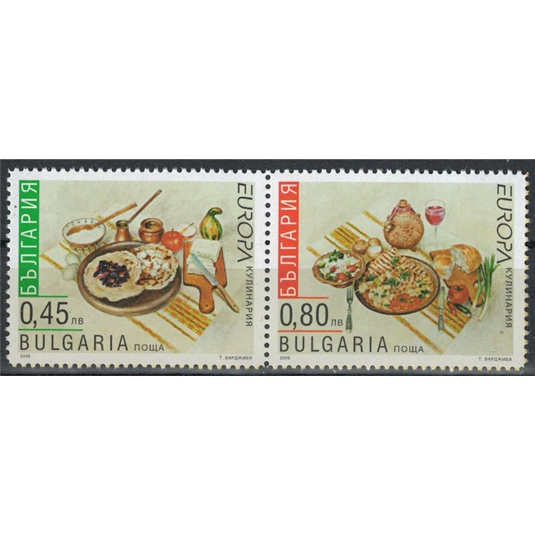 BULGARIA 2005 Europe (from booklet) 2v MNH**