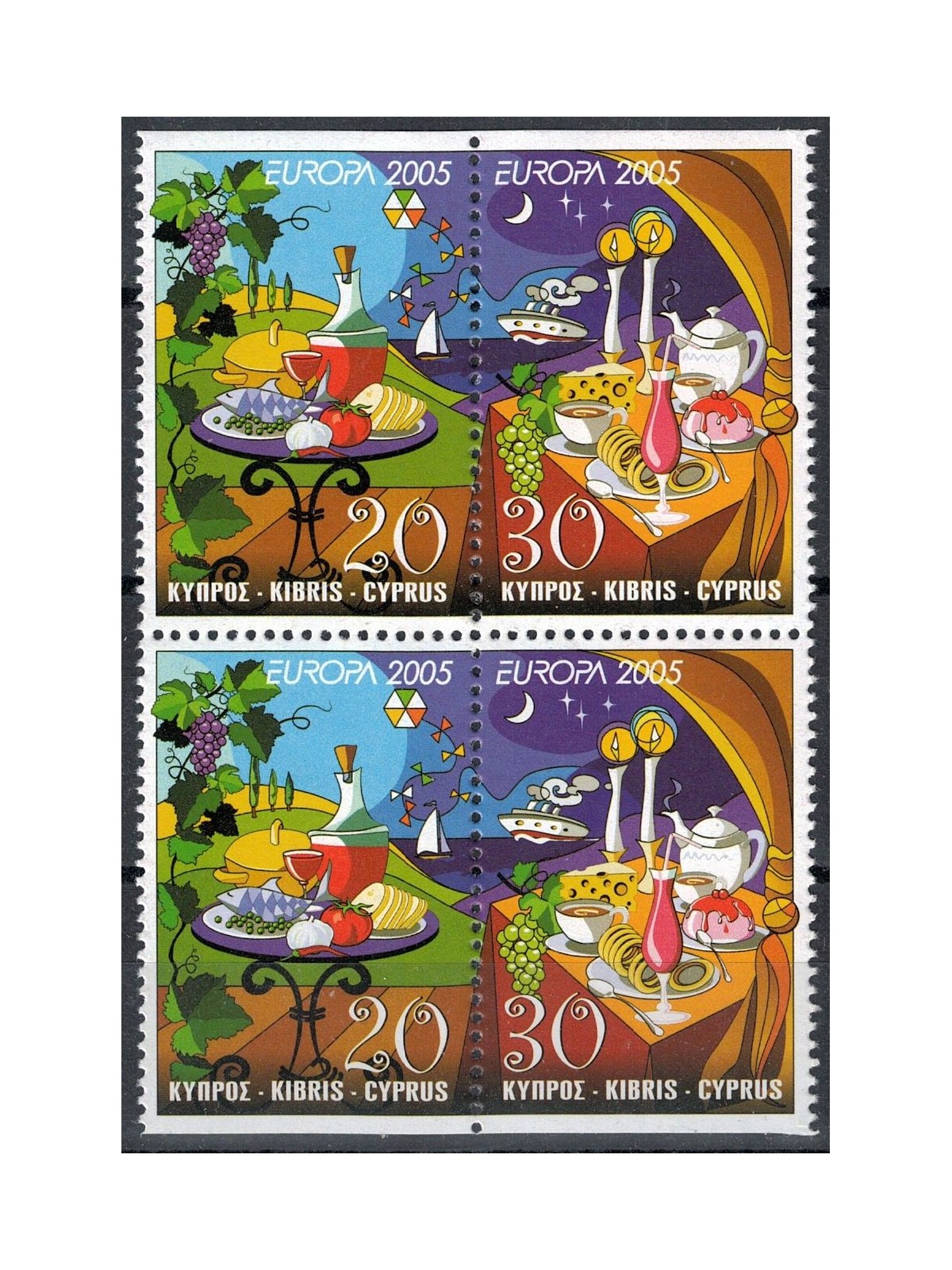 CIPRO 2005 Europa (da LB) 4v MNH**