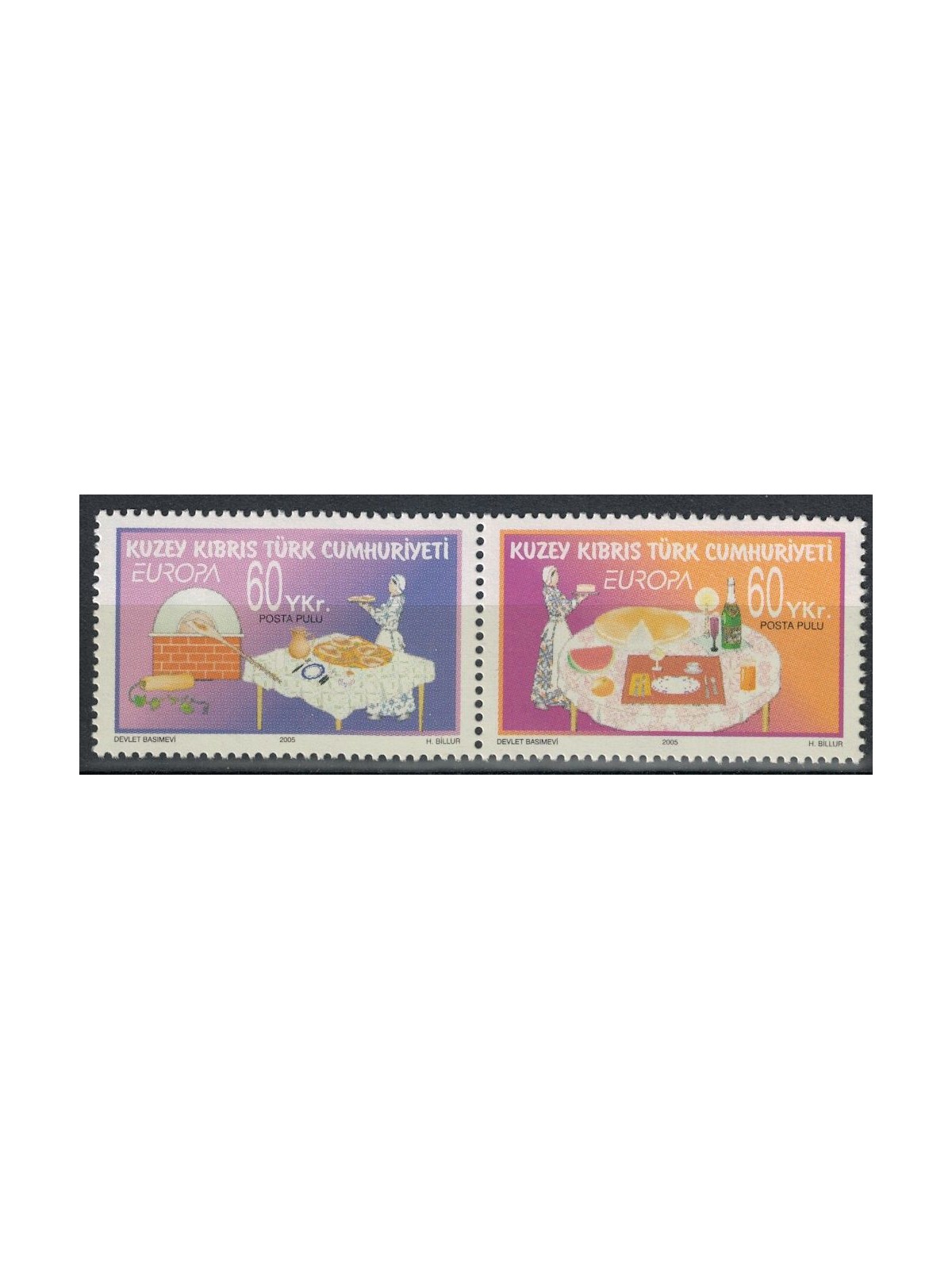 CIPRO DEL NORD 2005 Europa 2v MNH**