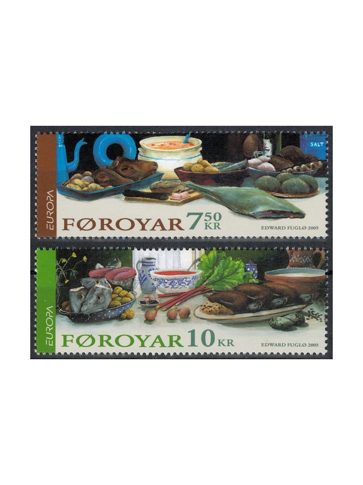 FAEROER 2005 Europa 2v MNH**