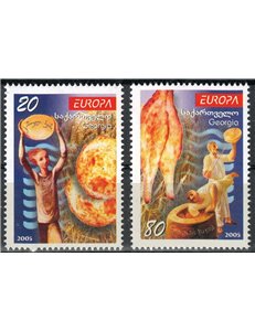 GEORGIA 2005 Europa 2v MNH**